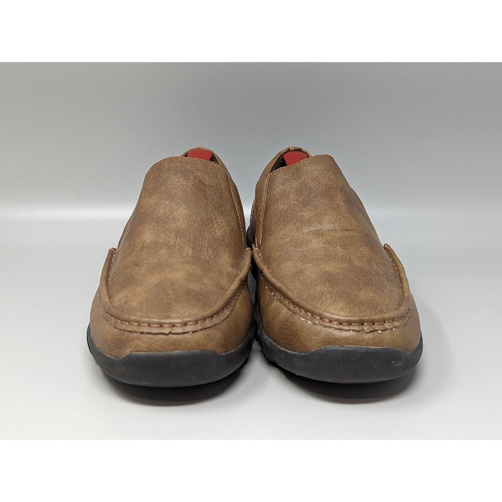 Roper Men's Shoes Driving Slip On Brown Leather Loafers 09-020-01912463 Size 9.5 - Picture 4 of 10